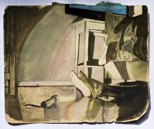 Watercolour study